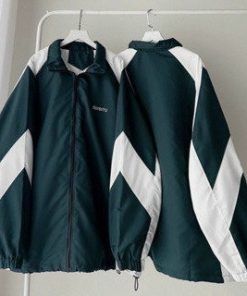 áo Khoác Dù Nam Nữ 2 Lớp Phối Sọc Tay In Chữ Deremo Siêu Ngầu Phong Cách – Htm Fashion