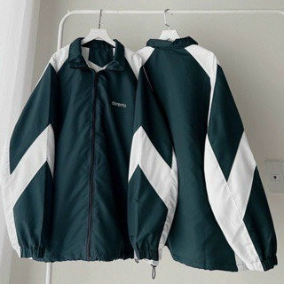 áo Khoác Dù Nam Nữ 2 Lớp Phối Sọc Tay In Chữ Deremo Siêu Ngầu Phong Cách – Htm Fashion