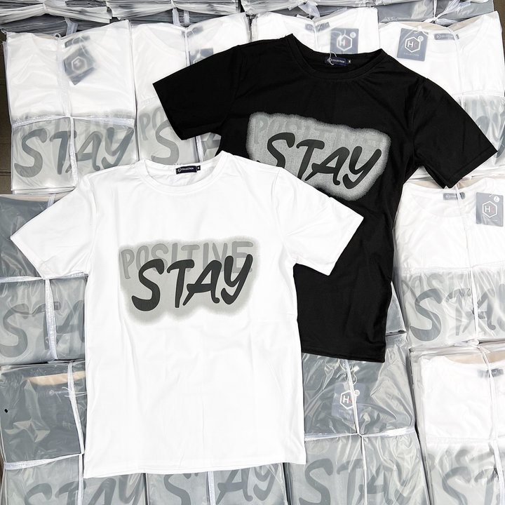 áo Thun Nam, Nữ Cotton Cổ Tròn Stay Mới – Soo1990