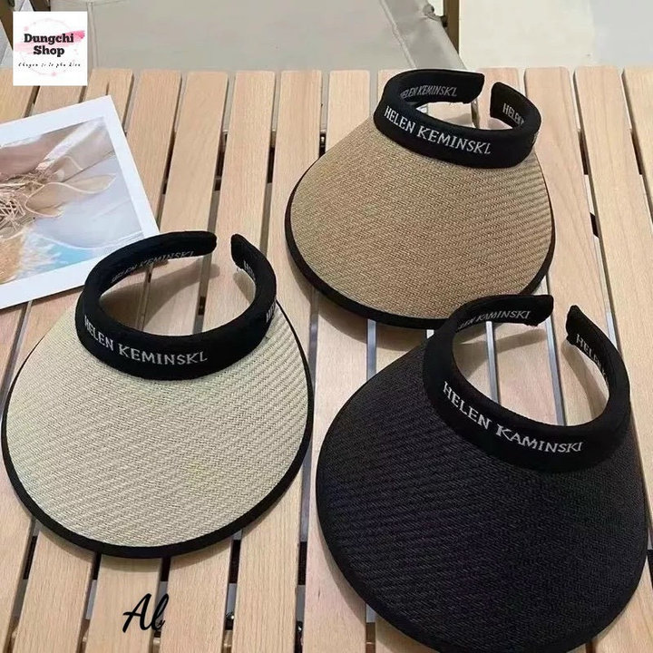 Mũ Cói Nửa đầu Chống Nắng