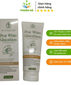 Gel Tẩy Tế Bào Chết Pear White Glutathion Làm Sạch Da,ngừa Vi Khuẩn ,mụn,tăng Sinh Collagen,bổ Xung Glutathion Làm Tráng Da Giảm Sắc Tố Gây Nám Sạm Da-diophaco