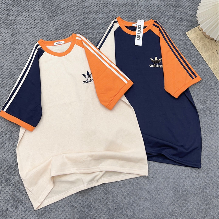 áo Thun Form Rộng Phối Màu Adidas – Lê Phương Boutique