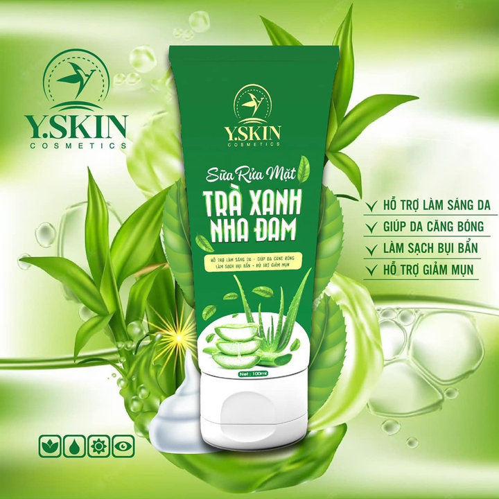 Sữa Rửa Mặt Trà Xanh Nha đam – Yskin