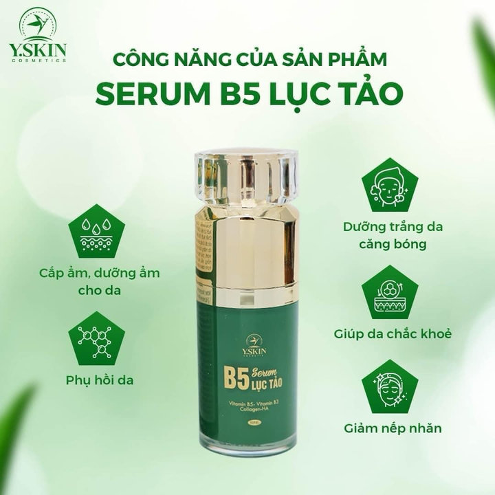 Serum Trắng Da B5 Lục Tảo – Yskin