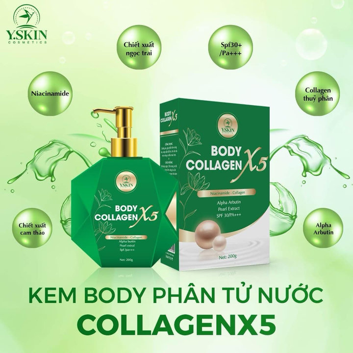 Kem Body Collagen X5 – Yskin