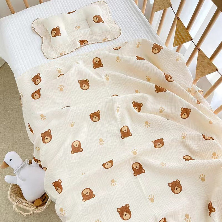 Chăn Hè Muslin 2 Lớp Cho Bé 100% Cotton Tự Nhiên Màu Vitage Nhẹ Nhàng, Vải Mềm Mại Thấm Hút Tốt 57108 – Lady’s Passion