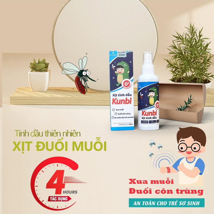 Xịt Tinh Dầu đuổi Muỗi Và Côn Trùng Kunbi Chai 100ml 00867 – Lady’s Passion