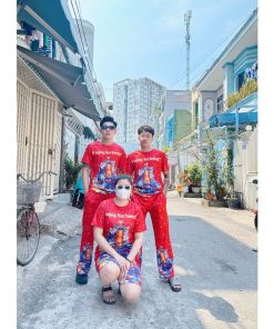Bộ Bia Tiger đỏ In 3d Thể Thao Hè Nam Nữ, Thun Lạnh 100% Mềm Mịn Txu – Be Yourself