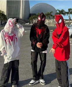 áo Khoác Hoodie Nỉ Nam Nữ In Hình Người Nhiện Siêu Ngầu Thời Trang – Htm Fashion