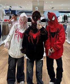 áo Khoác Hoodie Nỉ Nam Nữ In Hình Người Nhiện Siêu Ngầu Thời Trang – Htm Fashion