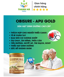 Sữa Hạt Dinh Dưỡng Obisure Apu Gold Bổ Xung Dinh Dưỡng ,ngừa Loãng Xương,tốt Cho Tiêu Hóa – Nano Food