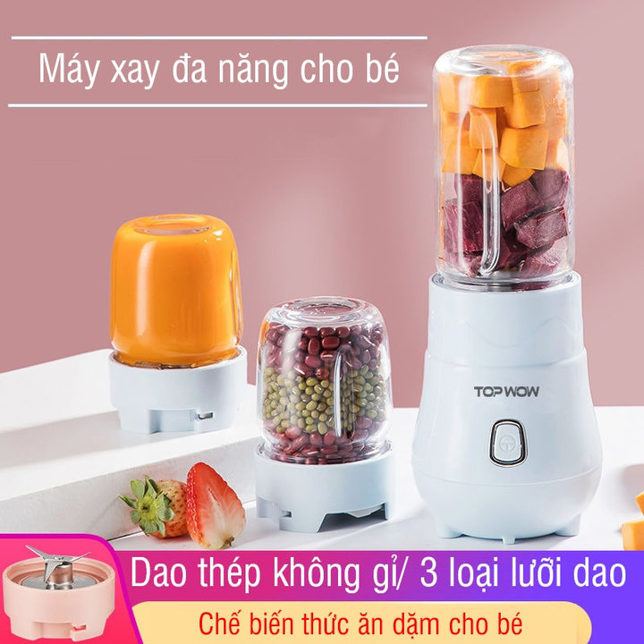 Máy Xay đa Năng Topwow 3 Cối 3 Lưỡi Siêu Bén Xay Thực Phẩm ăn Dặm Cho Bé An Toàn Vệ Sinh 40026- Lady’s Passion