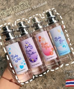 Nước Hoa Thái Lan Hương Phấn Xịt Thơm Body Mist Em Bé, Hương Xả Vải Baby 35ml – Gdn