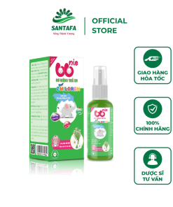 Xịt Rơ Miệng Bbnie Dùng được Cho Trẻ Sơ Sinh Vị Cam Vị Dâu – Chai 40ml – Santafa