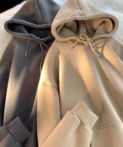 áo Nỉ Hoodie Zip Mũ 2 Lớp Trơn Form Rộng Unisex