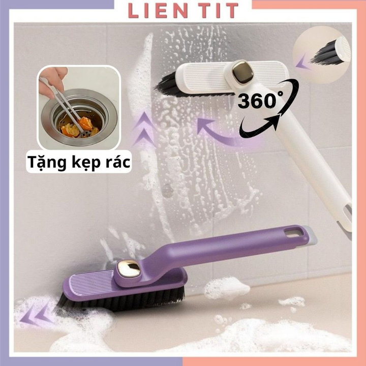Bàn Chải Vệ Sinh Khe Hở Xoay 360 Mới Nhà Bếp, Nhà Tắm