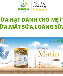 Sữa Hạt Matin Mom 650g Cho Các Mẹ ít Sữa,mất Sữa,sữa Loãng – Dr Queen Bioderma Frabce