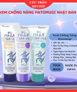 Kem Chống Nắng Hatomugi Dưỡng ẩm, Làm Sáng Da, Nâng Tông 70/80g Ctb16 – Bechip