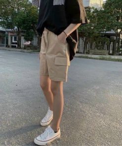 Quần Kaki Lửng Túi Hộp Nam Có 2 Túi Dây Rút Thoải Mái Phong Cách đường Phố – Htm Fashion
