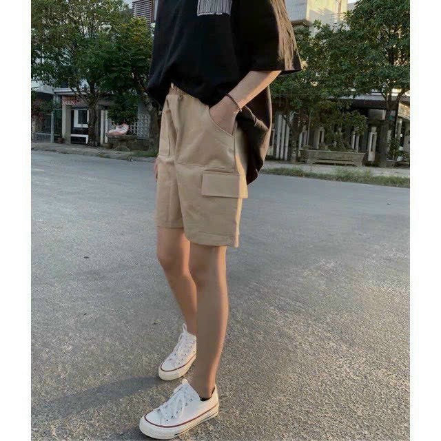 Quần Kaki Lửng Túi Hộp Nam Có 2 Túi Dây Rút Thoải Mái Phong Cách đường Phố – Htm Fashion