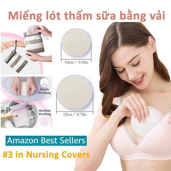 Miếng Lót Thấm Sữa Giặt được Babuu Hộp 8 Miếng 79198 – Lady’s Passion