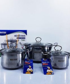 Bộ 3 Nồi Inox Size 16cm, 18cm, 24cm