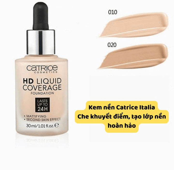 Kem Nền Catrice Hd Liquid Che Khuyết điểm Tạo Lớp Nền Hoàn Hảo – Catrice