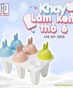 Khay Làm Kem 4-6 Que Có Nắp đậy Cao Cấp, Tiện Lợi, An Toàn Sức Khỏe Ad558 – ánh Dương