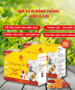 Trà đông Trùng Tứ Vị Hộp 15 Gói – Yến Beauty