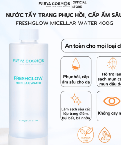 Nước Tẩy Trang Phục Hồi, Cấp ẩm Sâu Cho Da Freya Cosmos Freshglow Micellar Water – 400gr