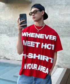 áo Thun Form Rộng Unisex Nam Nữ In Nổi Chữ Meet Not áo Thun Cặp đôi Hot Tp65 – Golden Dream