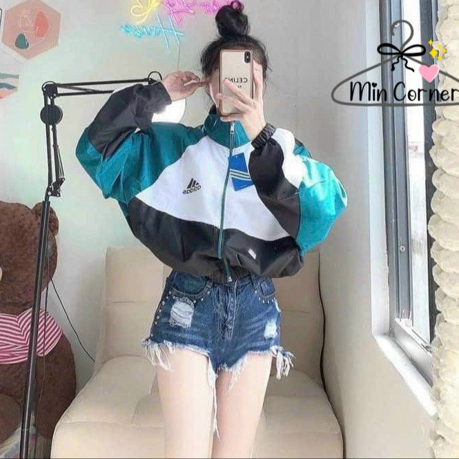 Khoác Dù 2 Lớp Form Dơi Phối Màu Siêu Xinh Mak65 – Min Corner