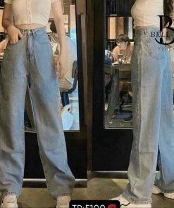 Baggy Jean ống Suông Lưng Cao B1449 – Bell22 Store