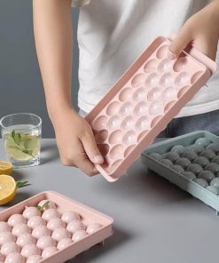 Khay Làm đá Viên Tròn 33 Viên Thông Minh