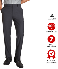 Quần âu Nam Aligro Màu Navy Chuẩn Form, Tôn Dáng, Chất Liệu Vải Cao Cấp Algo1029 – Aligro
