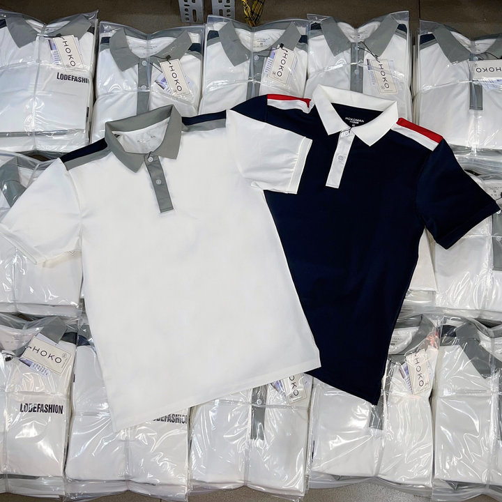 áo Thun Nam Cổ Trụ Polo Phối Mẫu Mới Viền – Soo1990