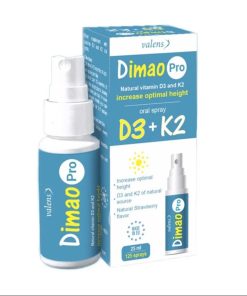 Vitamin D3k2 Dimao Pro Dạng Xịt, Tăng Cường Hấp Thu Canxi, Phát Triển Chiều Cao Cho Bé 25ml