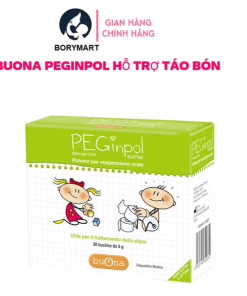 Hỗ Trợ Táo Bón Cấp Và Mãn Tính Cho Trẻ Em – Hộp 20 Gói 5g Buona Peginpol Macrogol 3350