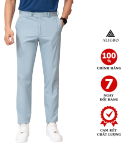 Quần Kaki Nam Aligro Chất Liệu Cao Cấp Co Dãn Thoải Mái Phom ôm Vừa Tôn Dáng Trẻ Trung Khỏe Khoắn Algk027 – Aligro