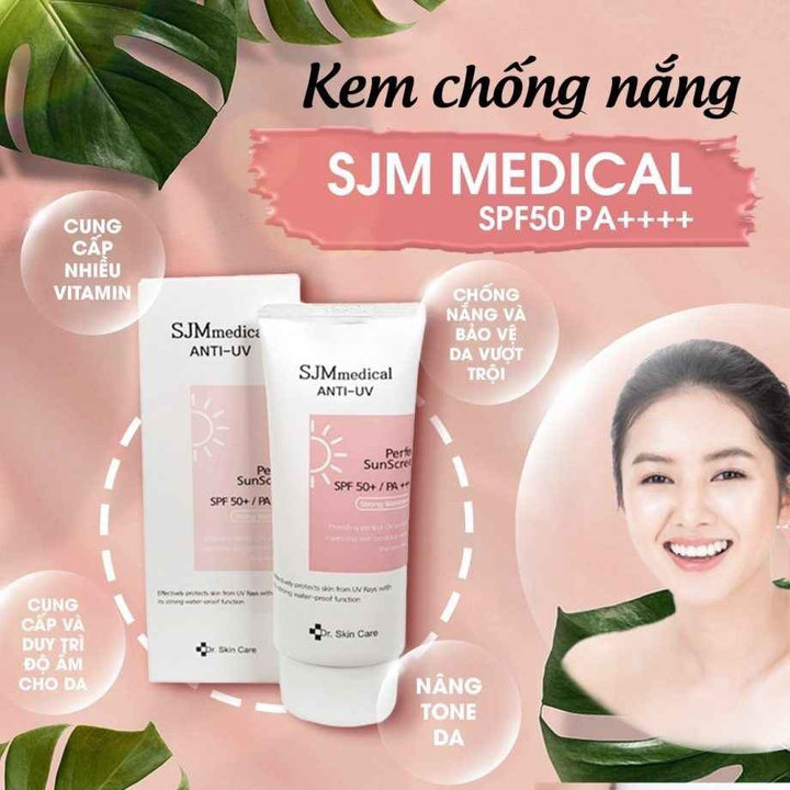 Kem Chống Nắng Sjm Nấng Tone Che Khuyết điểm 60g Ad561 – ánh Dương