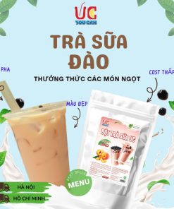 Trà Sữa đào, Trà Sữa đậm Vị, Thơm Ngon, Nước Uống Giải Khát Dễ Pha Túi 500gr Tsd – Lady’s Passion