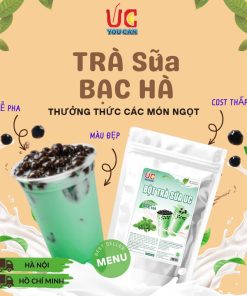 Trà Sữa Bạc Hà, Trà Sữa đậm Vị, Thơm Ngon, Nước Uống Giải Khát Dễ Pha Túi 500gr Tsbh – Lady’s Passion