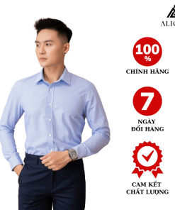 áo Sơ Mi Bamboo Slimfit Dài Tay Hoạ Tiết Nhí Aligro Algs225 – Aligro