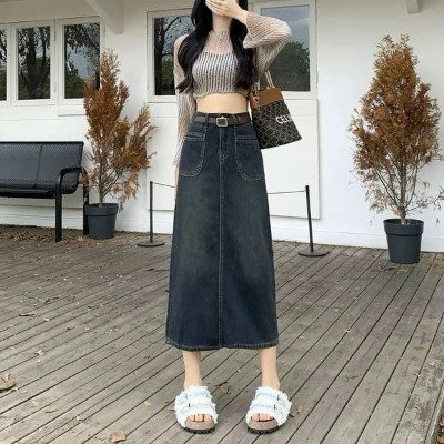 Chân Váy Jean Xẻ Sau Mẫu Mới Bhgs – Be Yourself