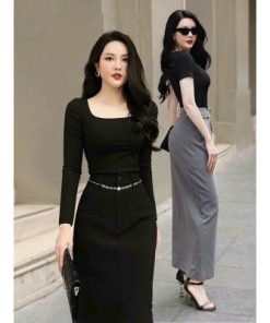 Chân Váy Bút Chì Xẻ Tà Siêu Hack Dáng Bhgs – Be Yourself