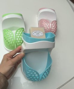 Giá đỡ Xà Phòng Nhựa để Ráo Nước Gắn Tường Nhà Tắm Tiện Dụng