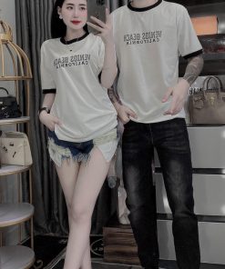 áo Thun Cổ Tròn Nam, Nữ Tròn Phối Mẫu Mới Hot – Soo1990