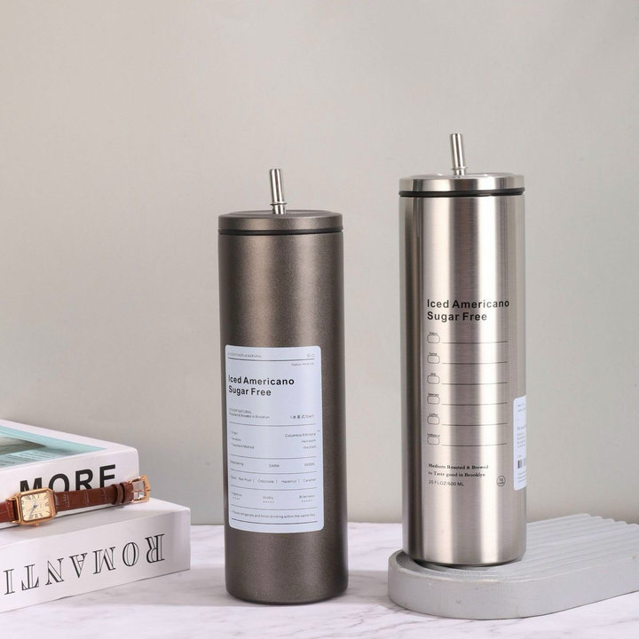 Ly Giữ Nhiệt Hình Trụ Americano Cao 600ml Mẫu Mới 2024 – Gdn