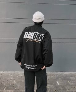 áo Khoác Dù Nam Nữ Cổ đứng Không Nón Phối Khóa Kéo In Chữ Pan Dax – Htm Fashion