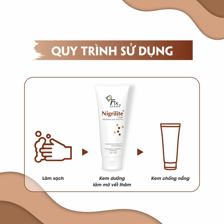 Kem Làm Mờ Vết Thâm Trên Cơ Thể Nigrilite Cream -fixderma Tuýp 50g